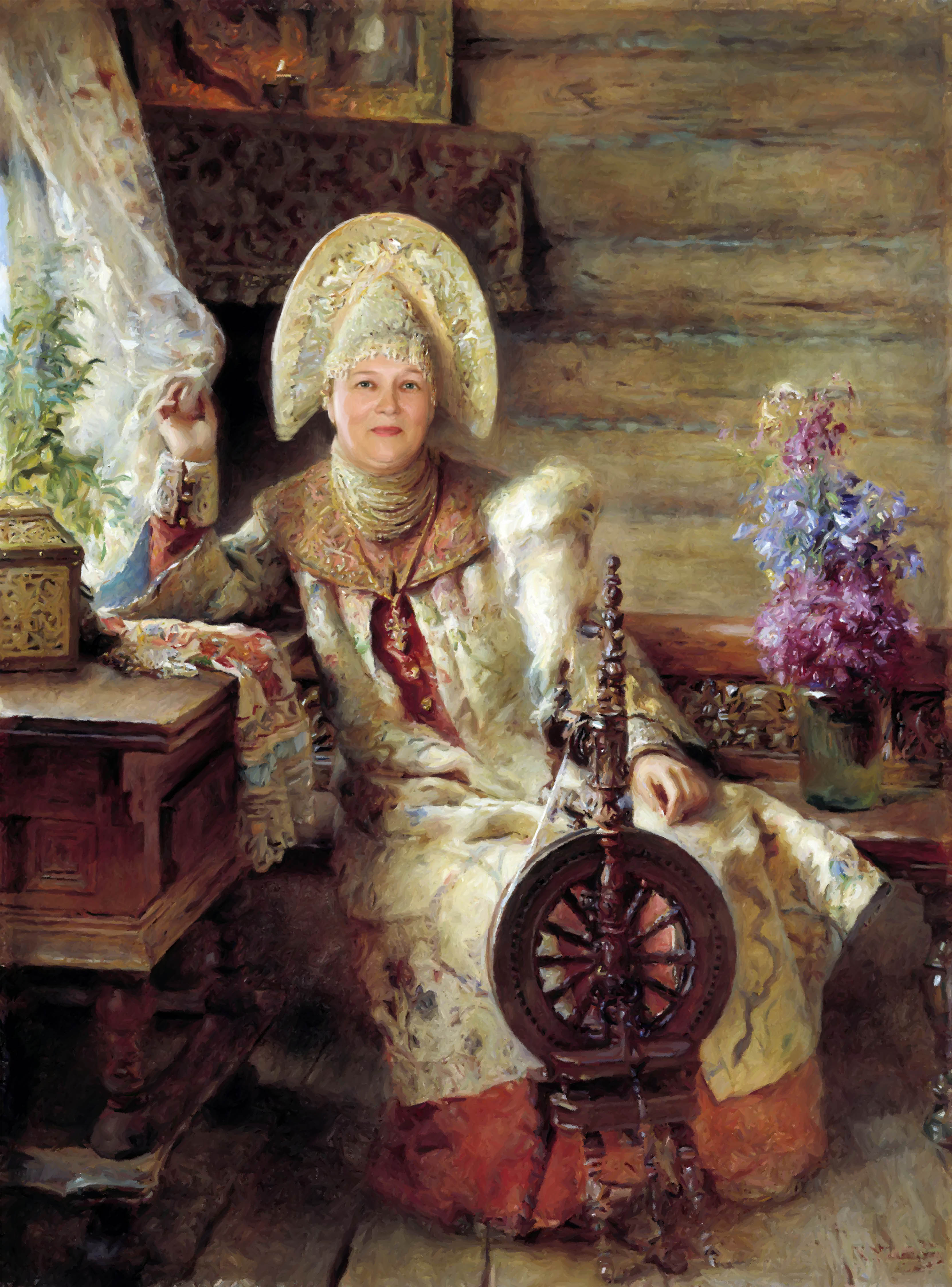 Цифровая репродукция этой картины находится в коллекции интернет-галереи Gallerix.ru ( http://gallerix.ru )